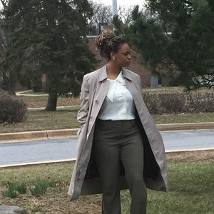 Mens London Fog Size 40 Long overcoat with Liner